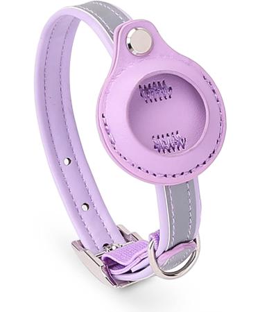 Buy Kocnydey Reflective Airtag Cat Collar - Adjustable Anti-Wing Design for Cats & Small Dogs (23-30cm) - Purple - Buy Online on SooperMarket.com