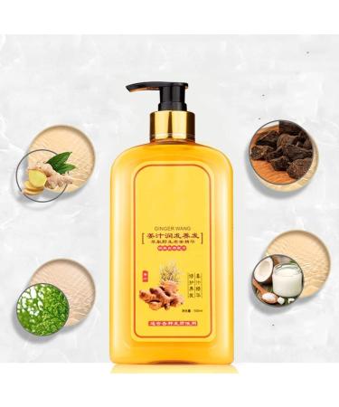 Ginaday Instant Ginger Hair Regrowth Shampoo 17.6oz - Hair Growth & Anti-Hair Loss Care - 500ml - Buy Online on SooperMarket.com