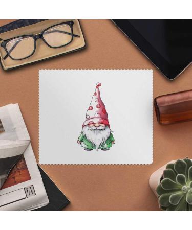Christmas Gnome Microfiber Glasses Cleaning Cloths - 2 Pack | Perfect for Holiday Gift - Buy Online on SooperMarket.com