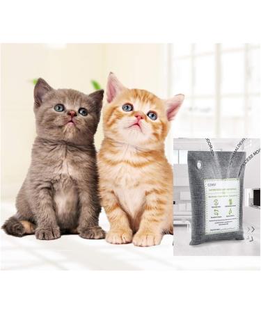Lijuang Air Purifier Bag - 2 Pack (2x100g) | Natural Bamboo Activated Carbon Odor Remover for Car Home & Bedroom | Freshen Air in Apartments & Cupboards - Buy Online on SooperMarket.com