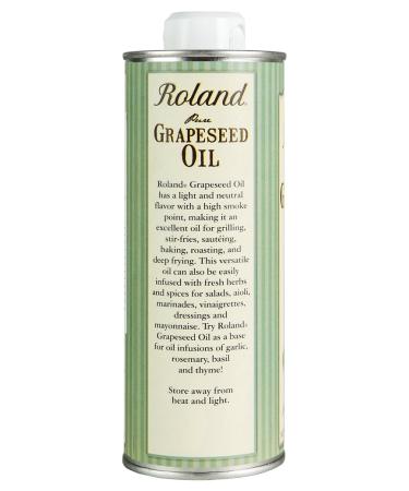 Premium Roland Grapeseed Oil from France - 16.9 oz Can - Buy Online on SooperMarket.com