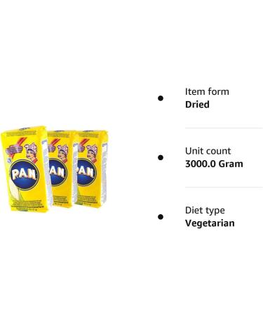 White Corn Flour Precooked 10kg Bag - Colombian and Venezuelan Blend | Harina de Maiz Blanco Precocida 3 x 1kg - Buy Online on SooperMarket.com