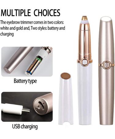 Okian Eyebrow Hair Remover Trimmer for Women - Rechargeable Face & Lips Grooming Tool - Fast International Shipping - Buy Online on SooperMarket.com