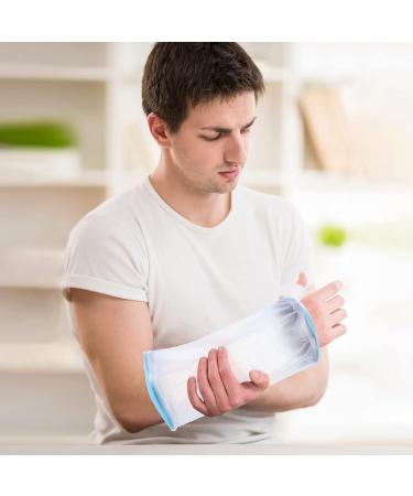 Doitool Blue Sleeve Protectors - Reusable Waterproof Cast Covers for Shower Arm - Wound Bandage Protector - 3 Pack - Buy Online on SooperMarket.com