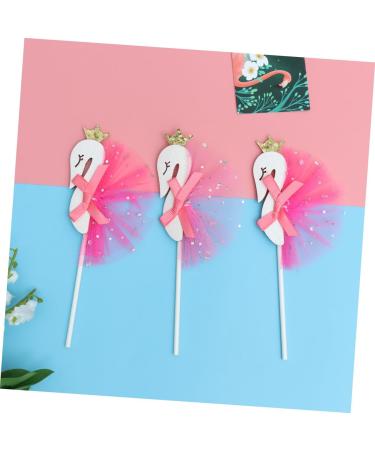 ibasenice Christmas Decor 6pcs Cake Toppers Food Decor De Bautizo Para Ni o Cake Decorations Wedding Party Christmas Food Picks Sticks Holidays Cupcake Picks Animal Gauze Skirt Beautiful - Buy Online on SooperMarket.com