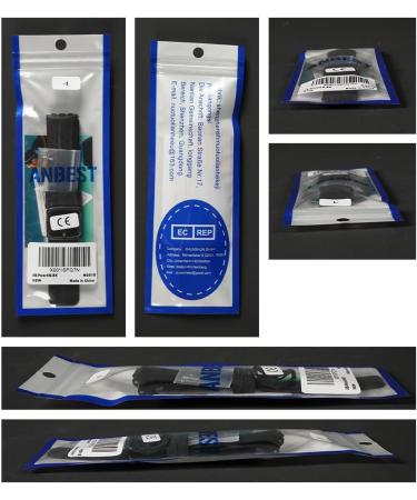 ANBEST Silicone Strap for Polar Vantage M & M2 | Sport Replacement Bracelet for Polar Grit X - Black - Buy Online on SooperMarket.com