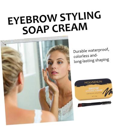 Angoily 2 Pcs Styling Cream Wax and Clear Brow Wax Makeup Wax Stick Earth Tones - Buy Online on SooperMarket.com