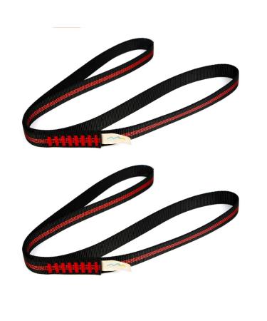 Boaton Climbing Utility Cord, Nylon Sling Runners, Creating Anchors System, Rappelling Gear, Perfect for Tree Work, Rock Climbing, Rappelling, Outdoor Activities, (24''/48'') 12 inch (30cm) Pack of 2