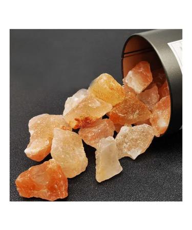 Natural Raw Orange Salt Stone Crystal Rough Reiki Gemstone Specimen for Crystal Decorations FZUGEDRLI (Size : 200g)