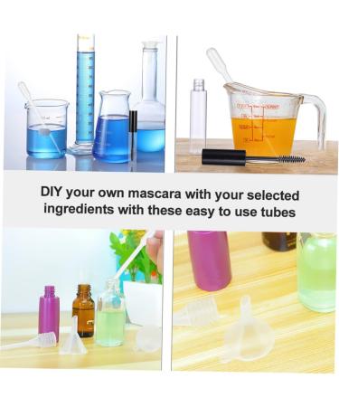Healeved 2 Sets Mascara Tube Travel Bottles Mascara Storage Bottle Eyelash Wand Clear Plastic - Buy Online on SooperMarket.com