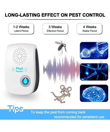 2023 Upgraded Dual Ultrasonic Pest Repeller 12 Pack - Electronic Pest Control for Insects, Roach, Mice, Spider, Mosquito - Ideal for Home, Kitchen, Office, Warehouse, Hotel, Garage - Buy Online on SooperMarket.com