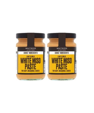 Cook's Waitrose White Miso Paste 100g | Perfect for Soup Dressing and Sauces | Light and Mild | Pack of 2