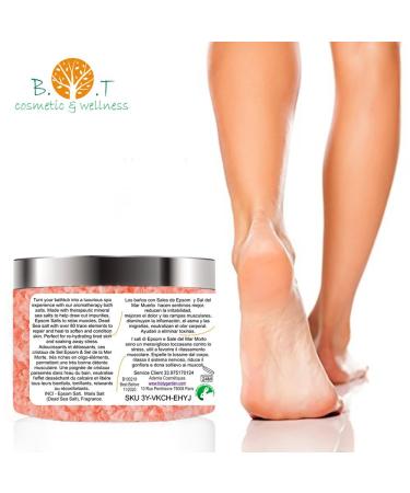 B.O.T Cosmetic & Wellness 800g Swimming Salt - Relaxing Dead Sea Formula for Detoxified Nourished Skin - Buy Online on SooperMarket.com