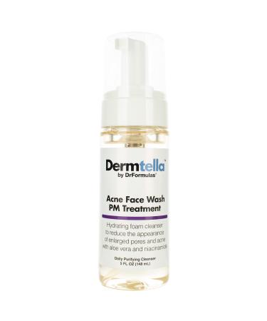 DrFormulas Face Wash for Oily Skin and Acne with Salicylic Acid Vitamin C and Tea Tree Oil | 5 oz Foaming Cleanser