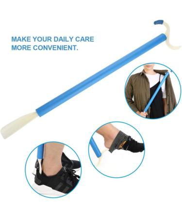 S Shaped Hook Stick Long Handle Mobility Disability Aid Dressing Stick Wheelchair Users for Pregnant Woman - Buy Online on SooperMarket.com