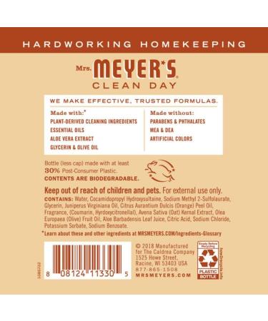 Mrs. Meyer's Oat Blossom Liquid Hand Soap Refill - 33 OZ | Eco-Friendly Natural Ingredients | Shop Internationally - Buy Online on SooperMarket.com