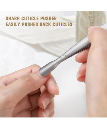 Feryes Nail Skin Clippers & Shaver - 2-in-1 Portable Nail Care Tool for Men & Women - Silver | Mini Nail Cutter with Storage Bag - Buy Online on SooperMarket.com