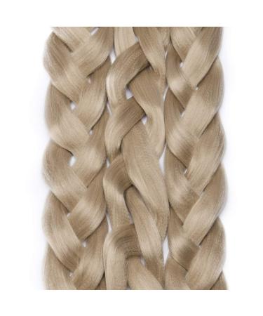 Tess Braids Extensions - Art Hair Crochet Jumbo Braids 1PC 165g | Mittelblond 100cm | Synthetic Braiding Hair #24 - Buy Online on SooperMarket.com