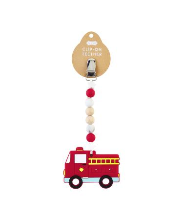 Fire Truck Clip On Teether