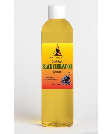 Black Currant Seed Oil Organic 15% GLA Cold Pressed Premium Fresh 100% Pure 4 oz 118 ml