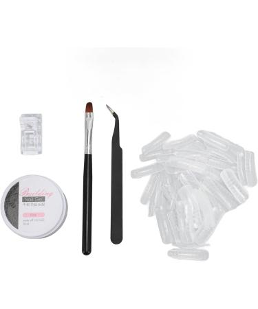 Nail Extension Gel Set Nail Shaping Clip Nail Tips Nail Pen Tweezers Long Lasting Nail Extension Strengthen Gel for Nail Salon - Buy Online on SooperMarket.com
