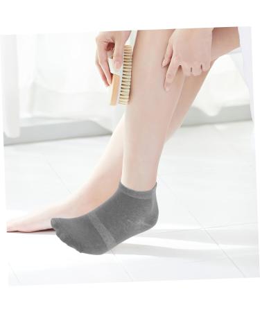 Mikinona 1 Pair Gel Socks Spa Soften Socks Hair Beads Clip Moisturizing Cotton Socks Dry Cracked Socks Hard Skin Repair Socks Moisturizing Socks Moisturizing Spa Socks Vegetable Gel - Buy Online on SooperMarket.com