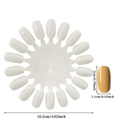 Honbay 20PCS Plastic False Nail Swatches Wheels - Manicure Color Display Wheel - Buy Online on SooperMarket.com