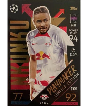2022-2023 Topps PLAYMAKERS UEFA Champions League Match Attax Soccer Trading Card Game Mega Masters Series - 90 Card Collector Tin with 4 Exclusive Limited Edition Cards - Buy Online on SooperMarket.com