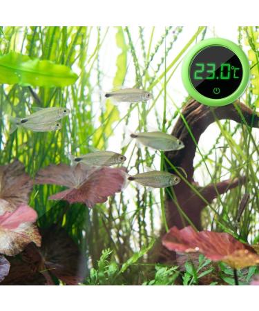 Digital Aquarium Thermometer - Mini LCD Waterproof Temperature Meter for Aquariums Reptiles & Terrariums - Buy Online on SooperMarket.com