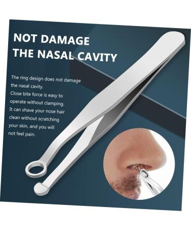 Buy Stainless Steel Nose Hair Clip Set - Trimmer for Men & Women Eyebrow Tools & Facial Razors - Buy Online on SooperMarket.com