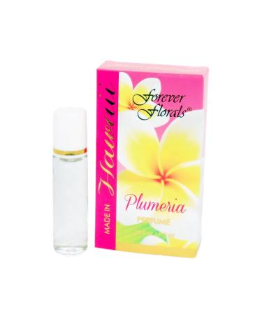 PLUMERIA PERFUME - .25 FL OZ - MADE IN HAWAII - ISLAND BODY Hawaiian Plumeria Flower 0.25 Fl Oz (Pack of 1)
