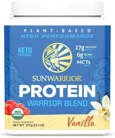 Sunwarrior Warrior Blend Organic Plant-Based Protein - Berry Flavor, 13.2 oz (375 g) - Buy Online on SooperMarket.com