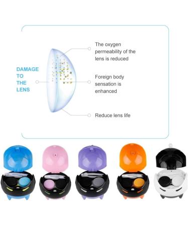 Portable USB Contact Lens Cleaner - Ball Mask Shape Automatic Cleaning for On-the-Go | International Shipping - Buy Online on SooperMarket.com