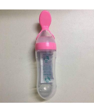 Milist Baby Food Feeder Set - Silicone Pacifier Feeder & Squeeze Spoon for Infants & Toddlers | 3-Piece Dietary Supplement Set - Buy Online on SooperMarket.com