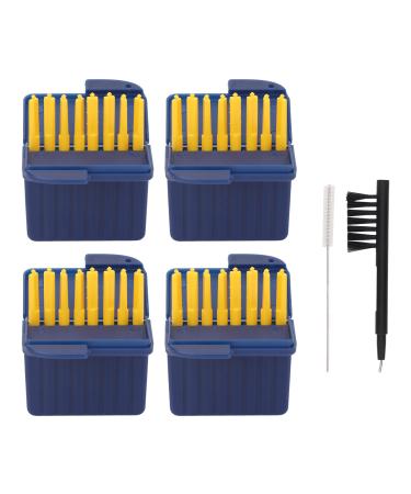 plplaaoo Hearing Aid Cleaning Kit Hearing Aids Wax Guards Hearing Amplifier Wax Guards Kit Hearing Amplifier Cleaning Brush Tool with Storage Box for Starkey Hearing Aid Ear Wax Guard Filters