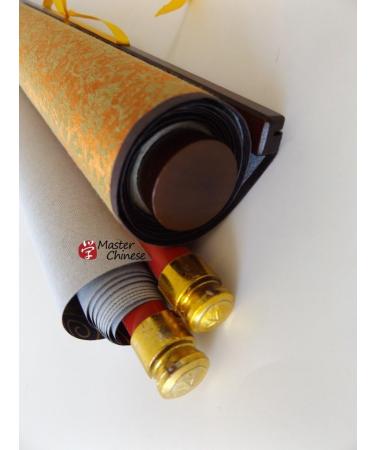 MasterChinese 14x28 Large Blank Water Writing Cloth - Brown Frame - Includes Instructions - Buy Online on SooperMarket.com