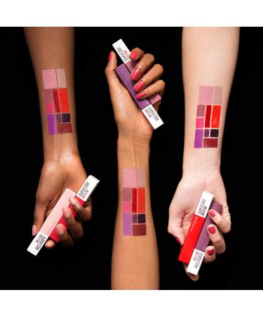 Maybelline Superstay Matte Ink Liquid Lipstick - Long-Lasting Matte Finish in Inspirer (125) - 5 ml | International Shipping Available - Buy Online on SooperMarket.com