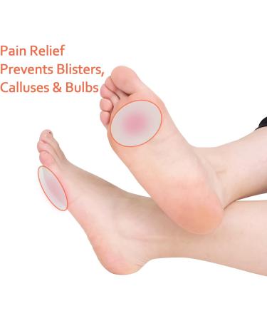 Heyu-Lotus Metatarsal Pads for Women and Men - Gel Ball of Foot Cushion Sleeves for Metatarsalgia Pain Relief and Support - Large Size - Buy Online on SooperMarket.com