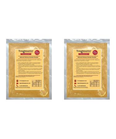 Natural Hickory Smoke Powder - 500g (Add a Pinch to Meat rubs or Sprinkle into marinades) (Pack of 2) Smoke 500 g (Pack of 2)