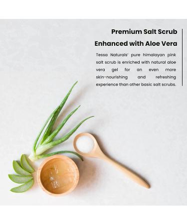 Himalayan Salt Scrub with Aloe Vera | Natural Exfoliator for Men & Women | Removes Blackheads, Acne & Dead Skin - Buy Online on SooperMarket.com