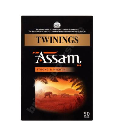 Twinings Assam 40 bags 100g - a strong black tea from the state of Assam in India 50 pieces (1 pack)