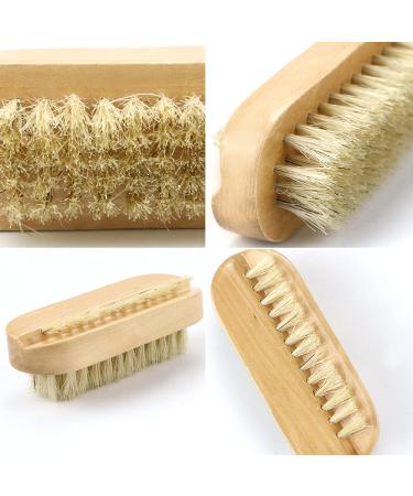 Acmer 4 Pack Wooden Nail Cleaning Brush - Double Sided Scrub Cleaner for Manicure Pedicure - Hand Scrubbing Brush for Men and Women - Buy Online on SooperMarket.com
