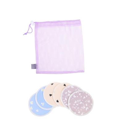 1 Set Nursing Pad Washable Breast Pad Anti Galactorrhea Cushion Reusable Breastfeeding Breast Postpartum Pads Washable Pad Printing Polyester Cotton Printed TPU Coated Cloth Mother