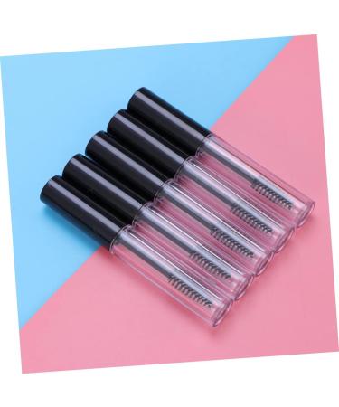 Mikinona 10 Pcs Empty Eyelashes Bottle Clear Mascara Tube Eyelash Brush Tube Empty Tube with Inner Plug - Buy Online on SooperMarket.com