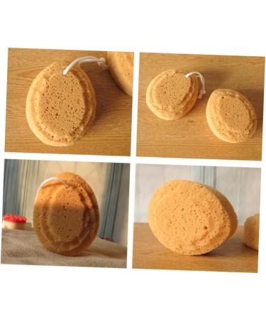 Angoily 5pcs Loofah Sponge Set - Natural Exfoliating Bath Sponges for Men | Shower & Body Care - Buy Online on SooperMarket.com