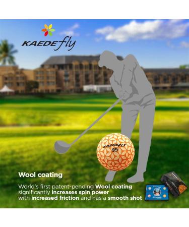 Kaede 2 Tone Colored Golf Balls (6-Pack) - Fly Distance Technology - Buy Online on SooperMarket.com