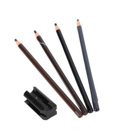 Eybrowpato for eyebrows professional cosmetic set with eyebrow pencils microblading waterproof with 4 eyebrow pencils and eyebrow spaces