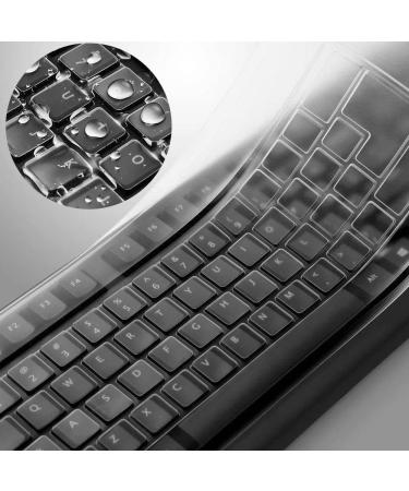 quiodok 4 Pcs Desktop Computer Keyboard Skin Protector Film Cover Clear Silicone Keyboard Cover Universal Keyboard Cover Protector for Standard Size 108 Keys PC Computer(445*130mm) - Buy Online on SooperMarket.com