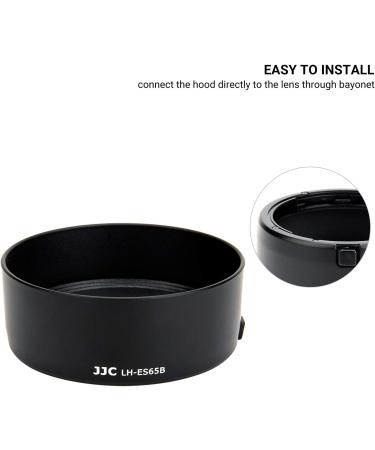 Canon RF 50mm F1.8 STM Lens Hood for EOS R6 R5 RP R Camera - Reversible Lens Shade ES-65B Replacement | Compatible with 43mm Filters and Lens Cap - Buy Online on SooperMarket.com