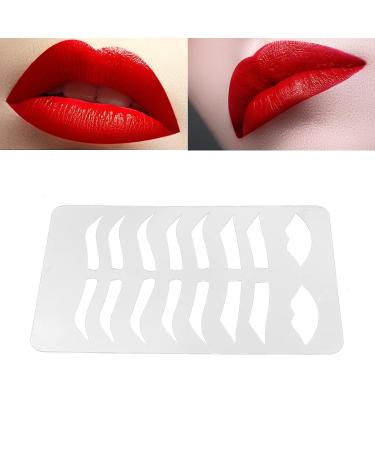Brow Lip Stencil - Reusable PVC Eyebrow Decoration Tool - Buy Online on SooperMarket.com